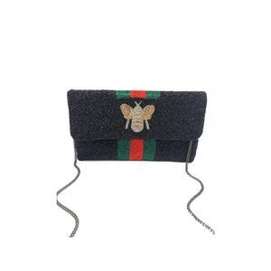 Beaded Bee Clutch - Designer Inspired